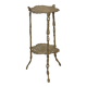 Table d'appoint en laiton de style Art Nouveau