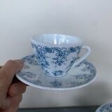 4 seventies cups and saucers from Rivanel