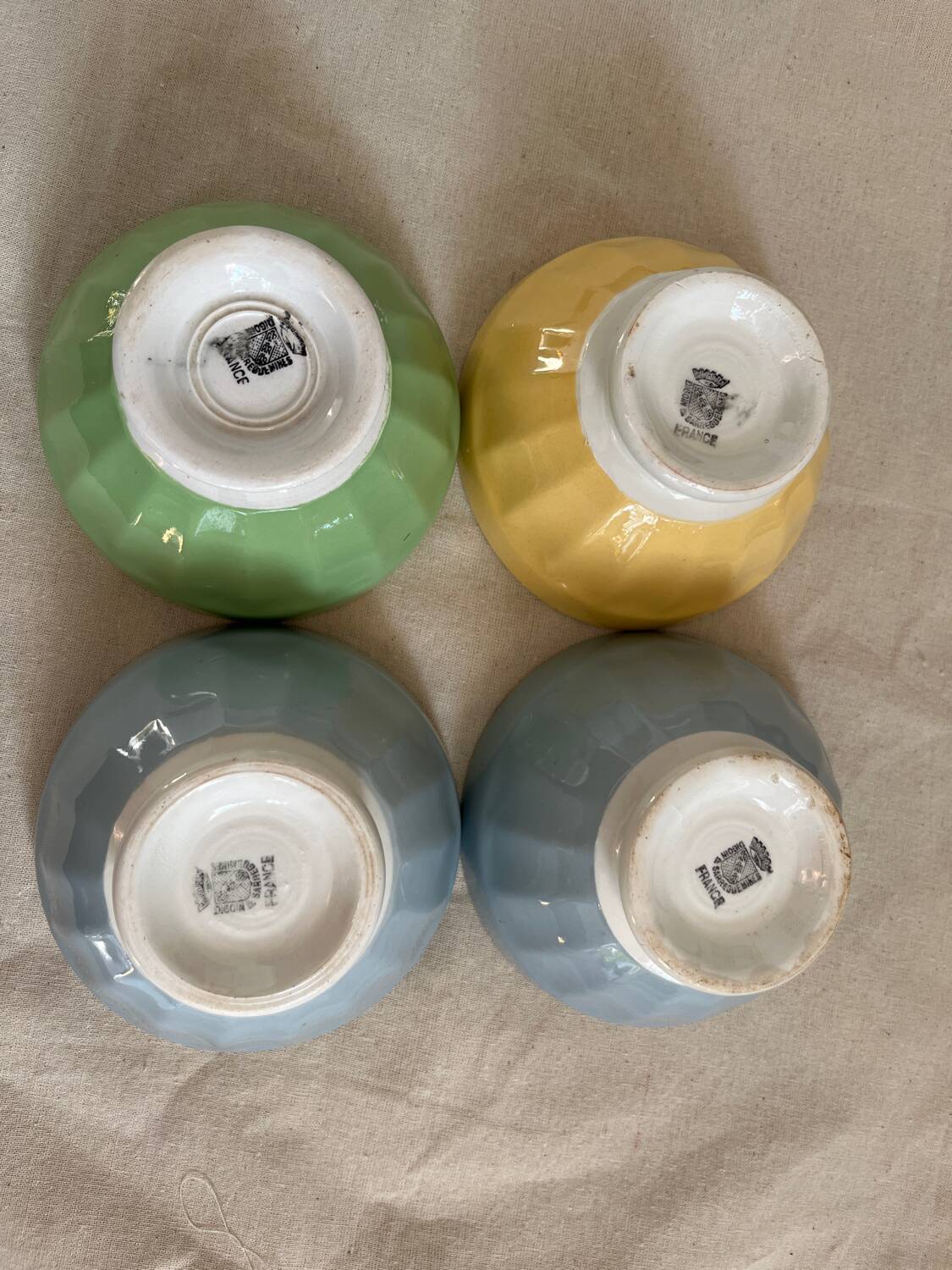 Small bowls Digoin-Sarreguemines