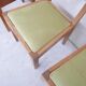 Set of six  art deco dining chairs