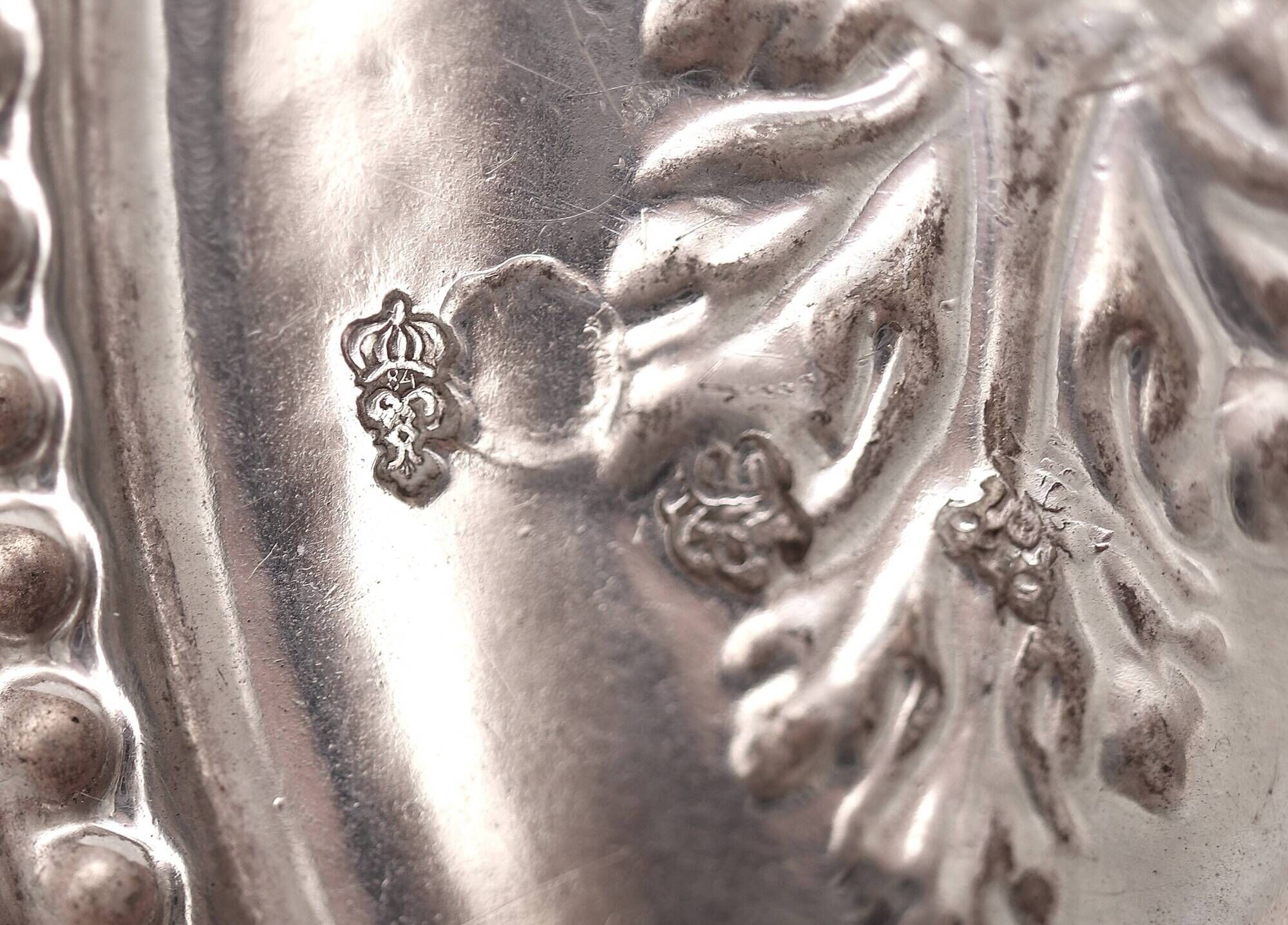 Silver sugar bowl from the 18th century, Louis XVI, 1784, Pierre-Claude Noblet.