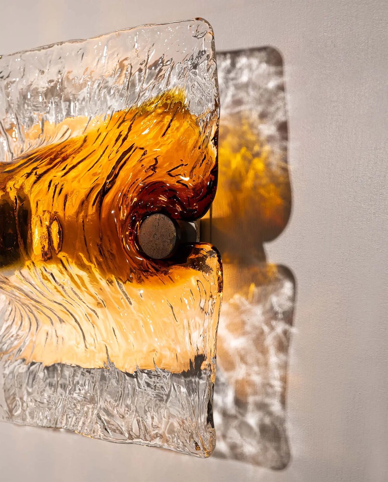 Toni Zuccheri, wall lamp for Venini, Italy 1960's