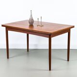 Danish Extendable Teak Dining Table, 1960s