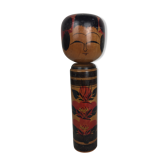 Japanese Kokeshi hand-painted doll from the 1960s