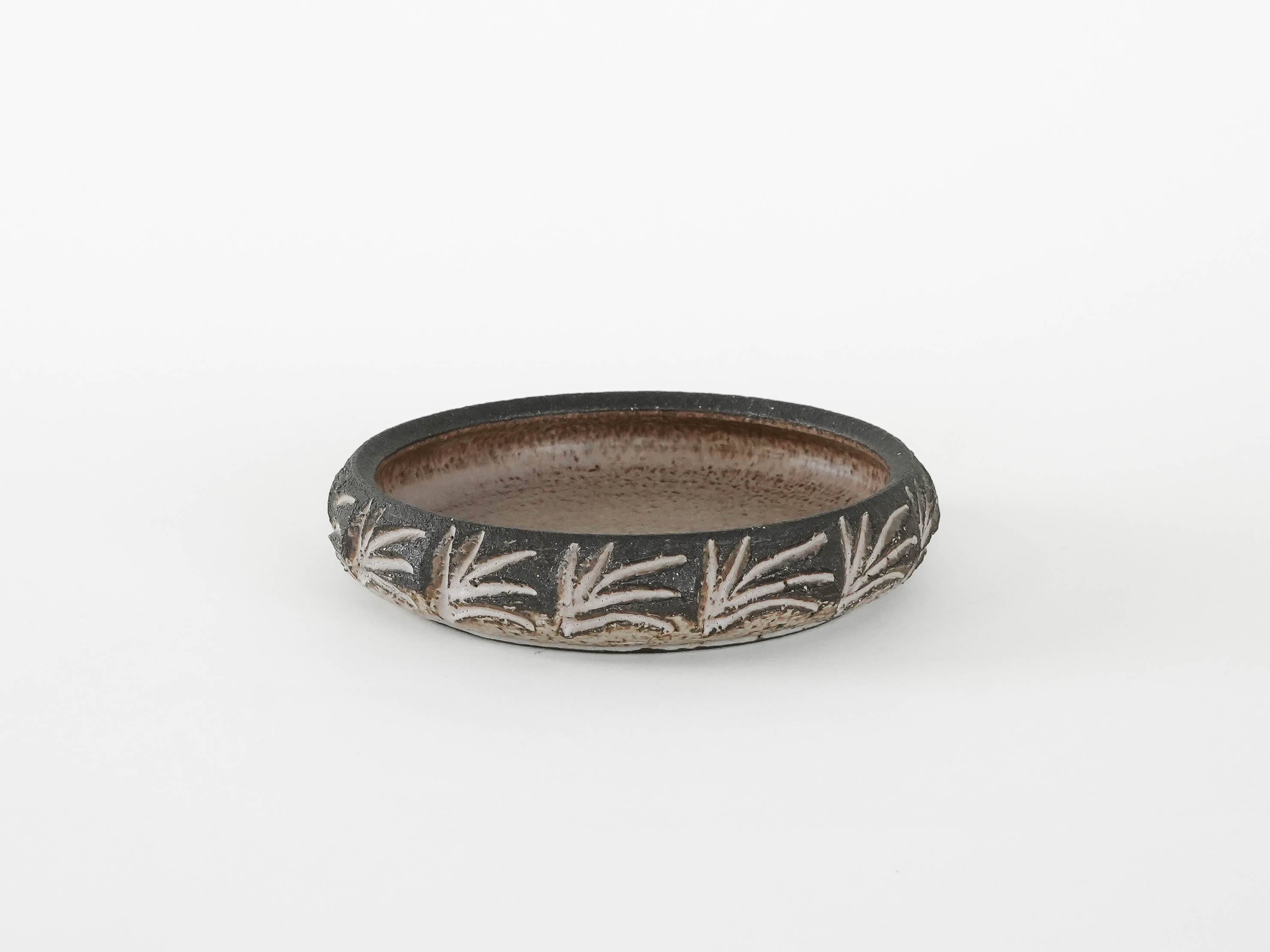 Bol en céramique, design danois, années 1960, fabricant : Frank Keramik