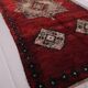 Burgundy Vintage Moroccan Rug 160 x 350 cm - Berber Wool Rug - Handmade rug