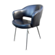 Metal and 80s leatherette Chair