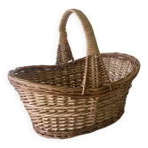 Panier osier tressé