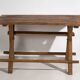 Antique X-shaped dining room table (c.1920) #16