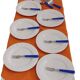 6 Franco Giorgi dessert plates by Quadrifoglio + Gingo B cutlery