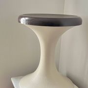 Vintage GDR Space Age brown plastic Tulip Stool, 1960s