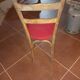 Red bistro chair