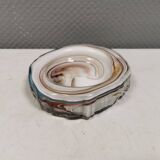 Rare art en verre / cendrier de Michael Bang pour Holmegaard Danemark 1968