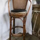 Rattan bar top stool