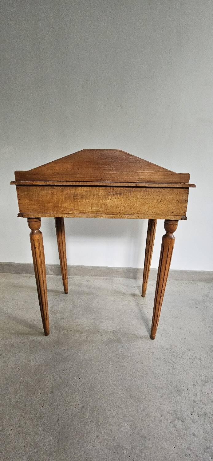 Ensemble pupitre d'écolier et sa chaise vintage