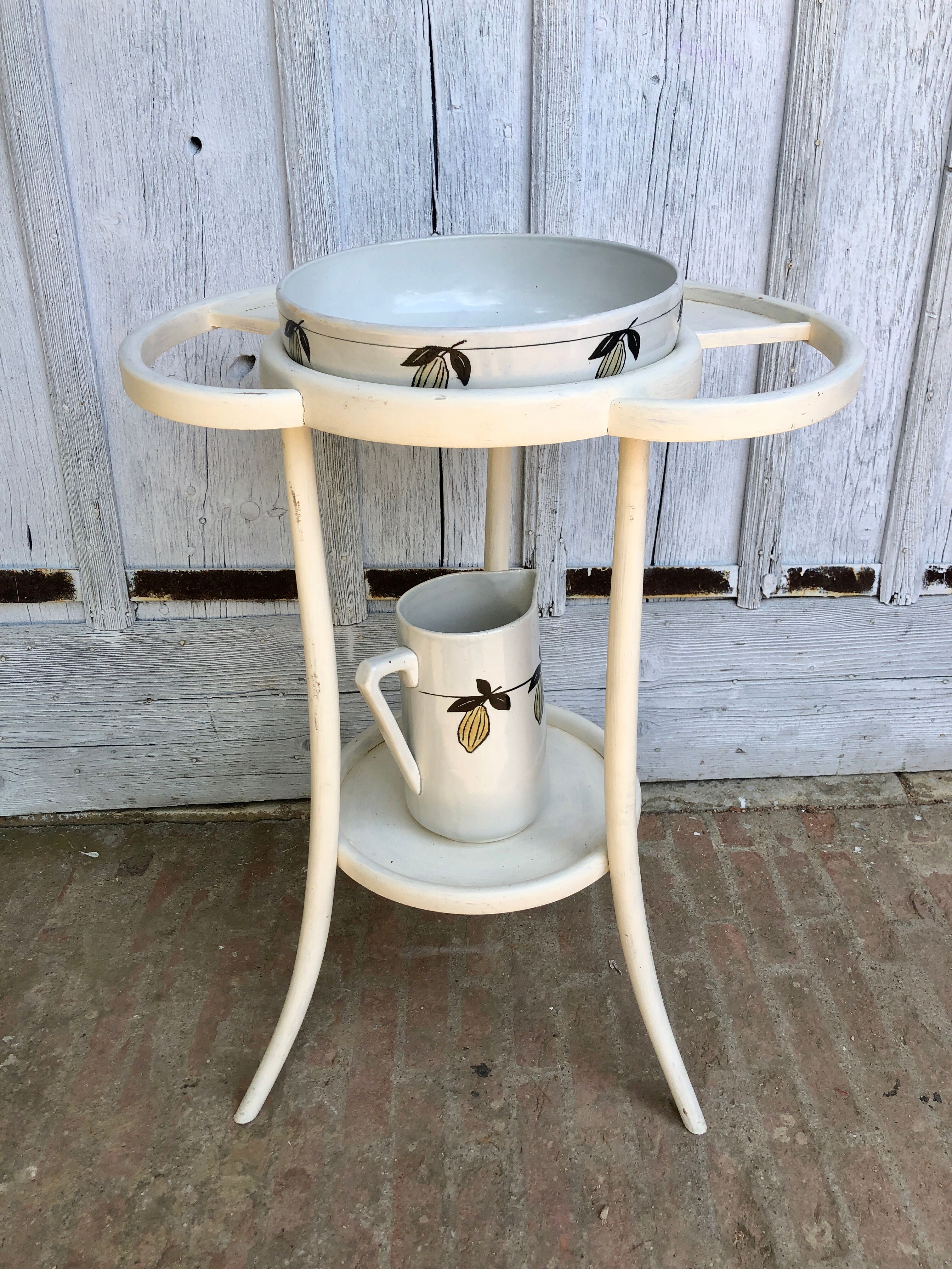 White toilet cabinet Baumann 1920