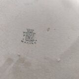 Trio of dishes: Salad bowl, Vegetable dish & Deep plate Faïence de Lyon Model