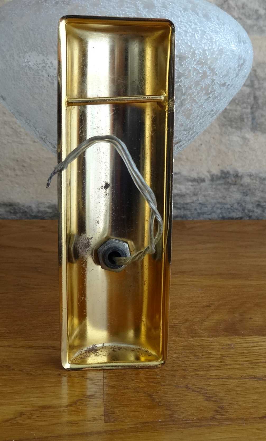 Wall sconce transparent glass