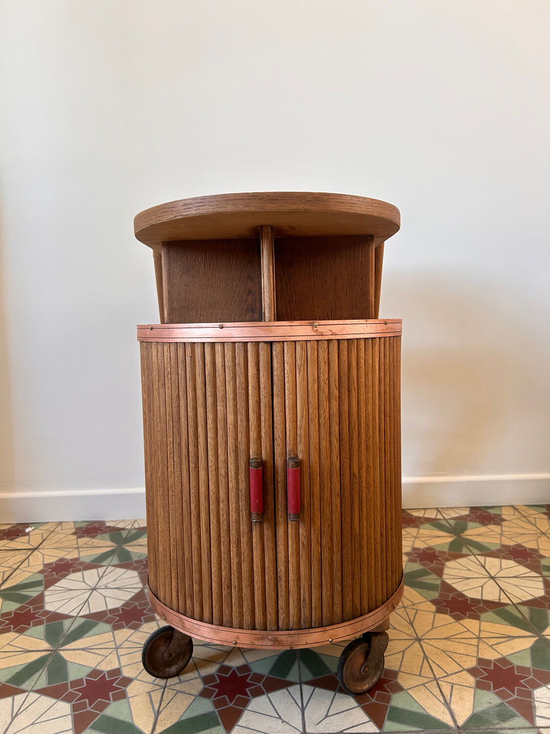 Vintage 50/60 rolling trolley