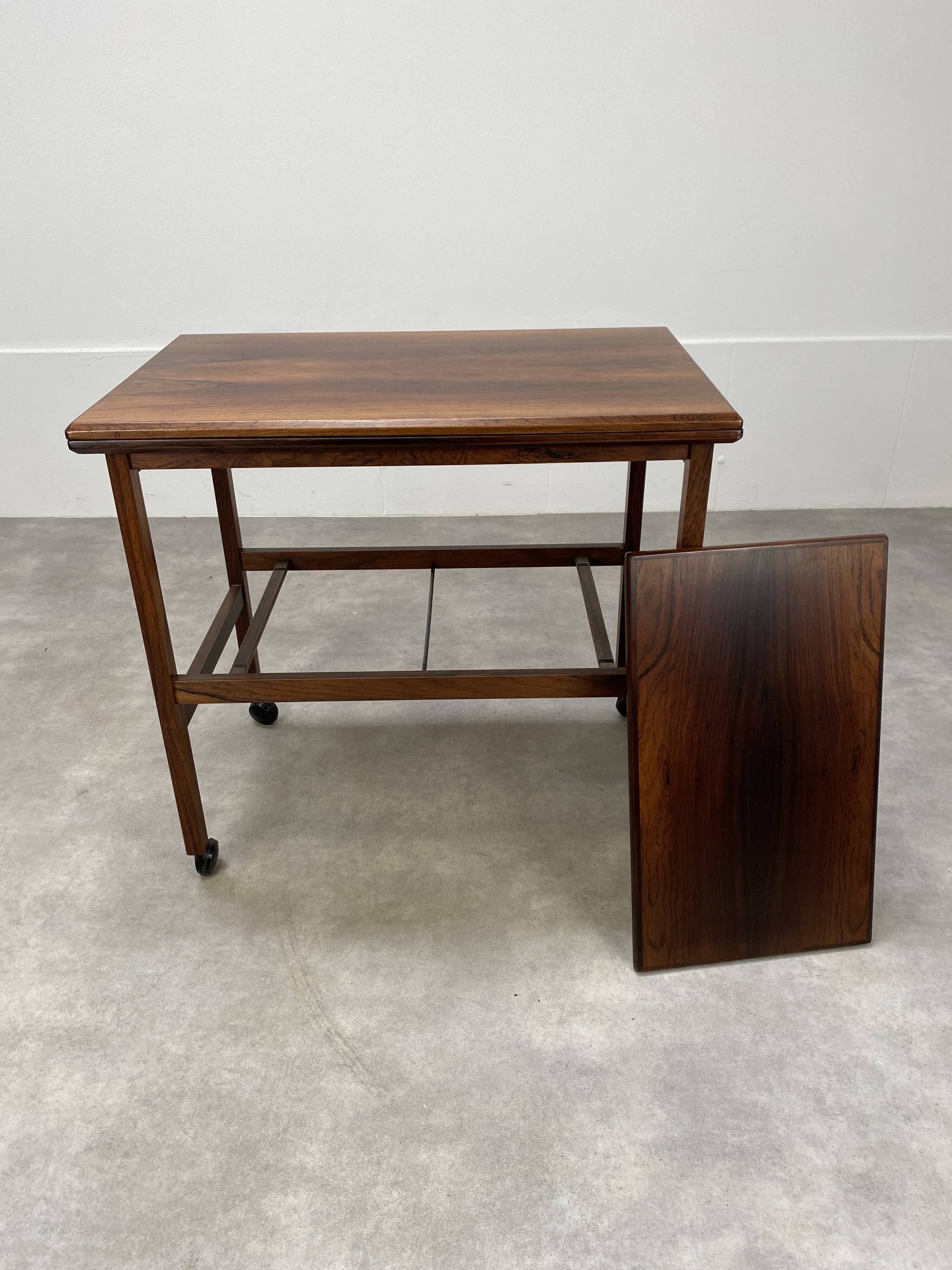 Scandinavian service arrebo mobler rosewood wallet tray