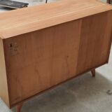 U-458 black and white sideboard by Jiri Jiroutek for Interier Praha