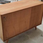 U-458 black and white sideboard by Jiri Jiroutek for Interier Praha