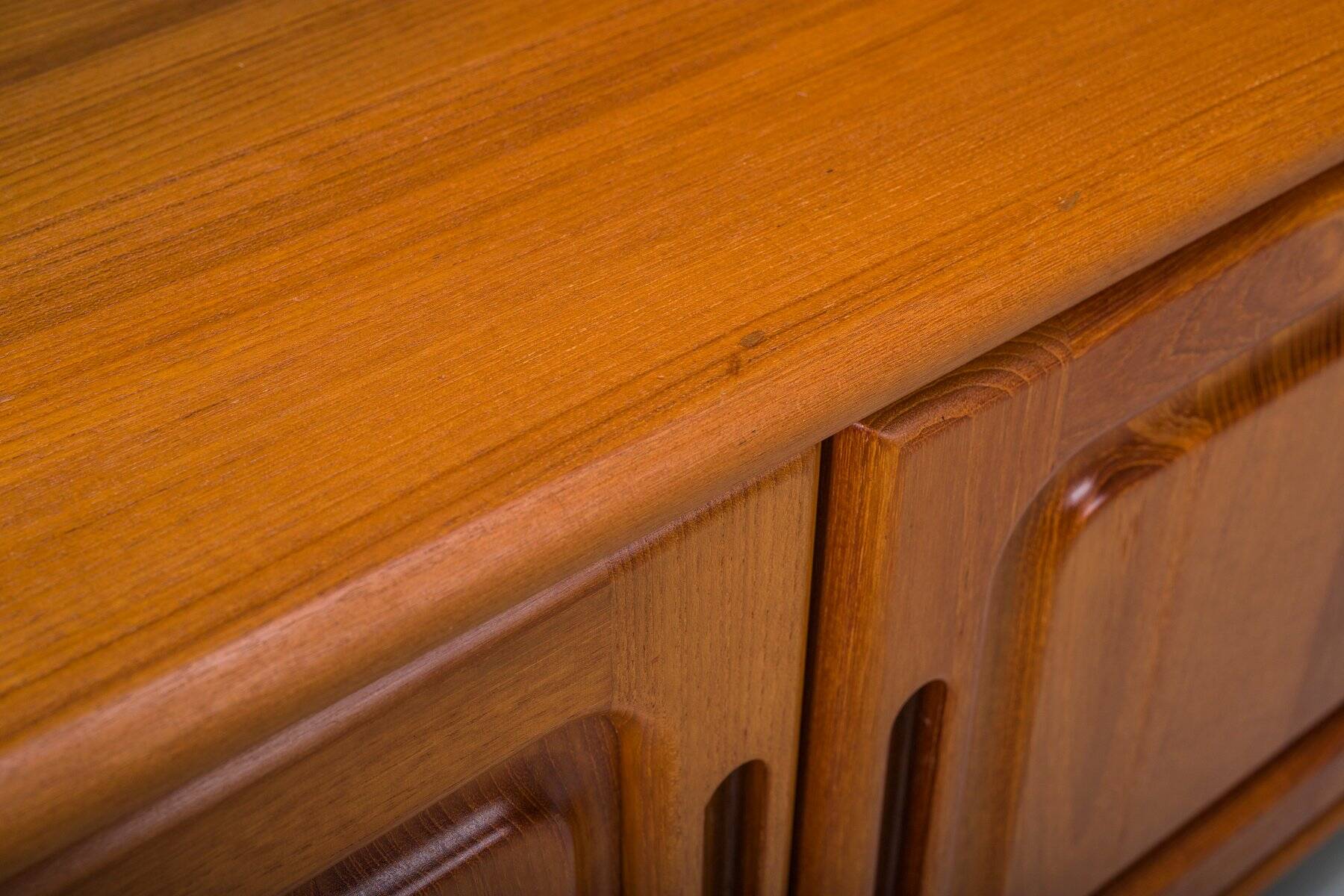 Mid-century modern Danish modular teak wall unit from Dyrlund, Denmark, 1970s