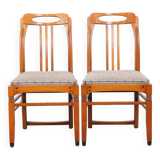 Set of 2 Art Nouveau design Schuitema dining chairs