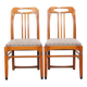 Suite de 2 chaises à repas Schuitema design Art Nouveau