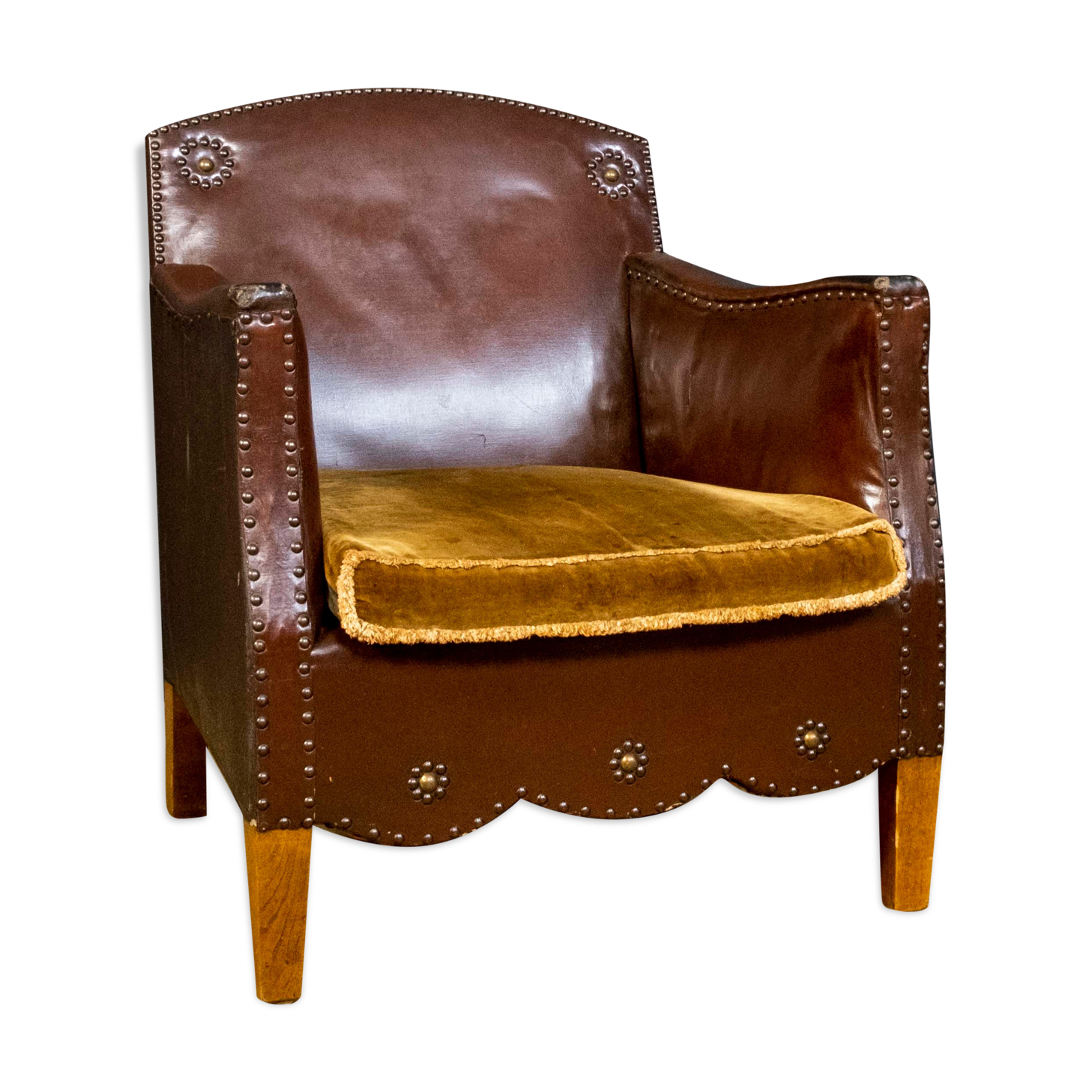 Antique club armchair