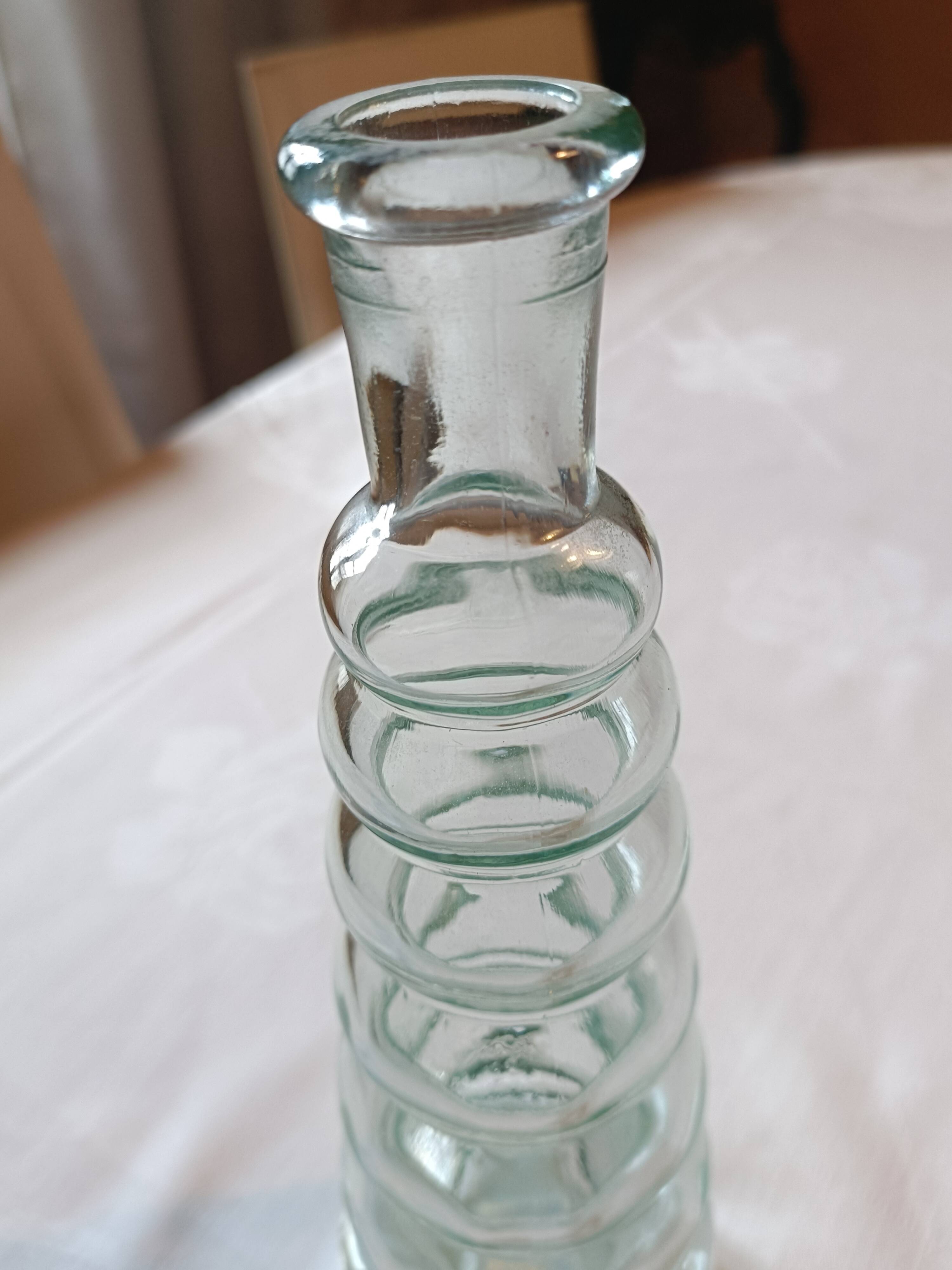 Glass bottle vase