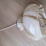 Vintage marbled Murano glass pendant light.
