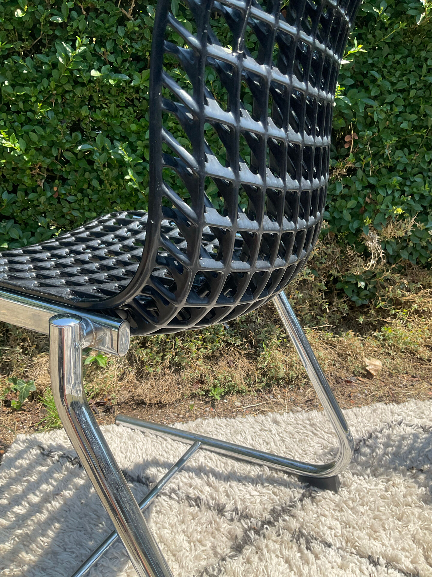 Série de 6 chaises « Moiré » par Ton Haas