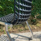 Série de 6 chaises « Moiré » par Ton Haas