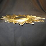 Large curved Sun 78cm mirror