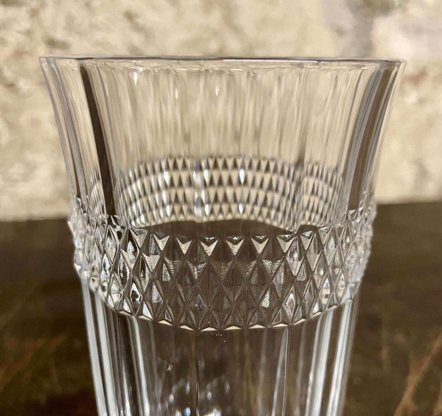 Set of 6 Arques crystal glasses