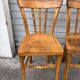 (Lot) 4 Honey Bistro Chairs