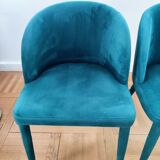 2 velvet table chairs - Perfect condition