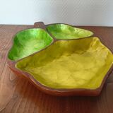 Solid Wood Appetizer Tray with 3 Compartments