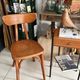"Bistro chair 'Banana' Luterma in curved wood – 1950s"