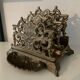 Vintage letter holder in solid bronze