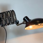 Large German Industrial Scissor Wall Lamp from Helion Arnstadt, 1950s