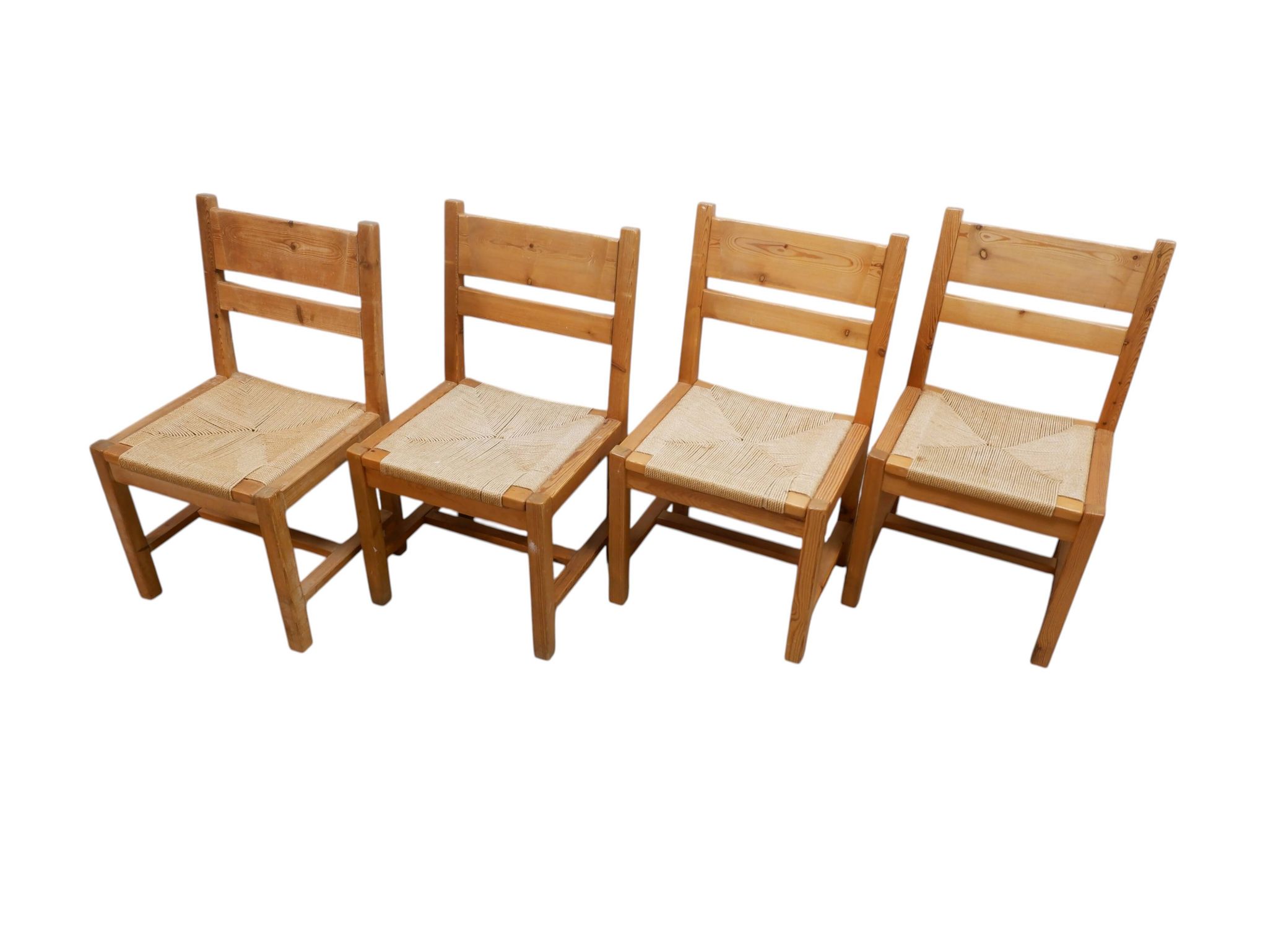 Set of 4 Danish chairs by Tage Poulsen, 1970s