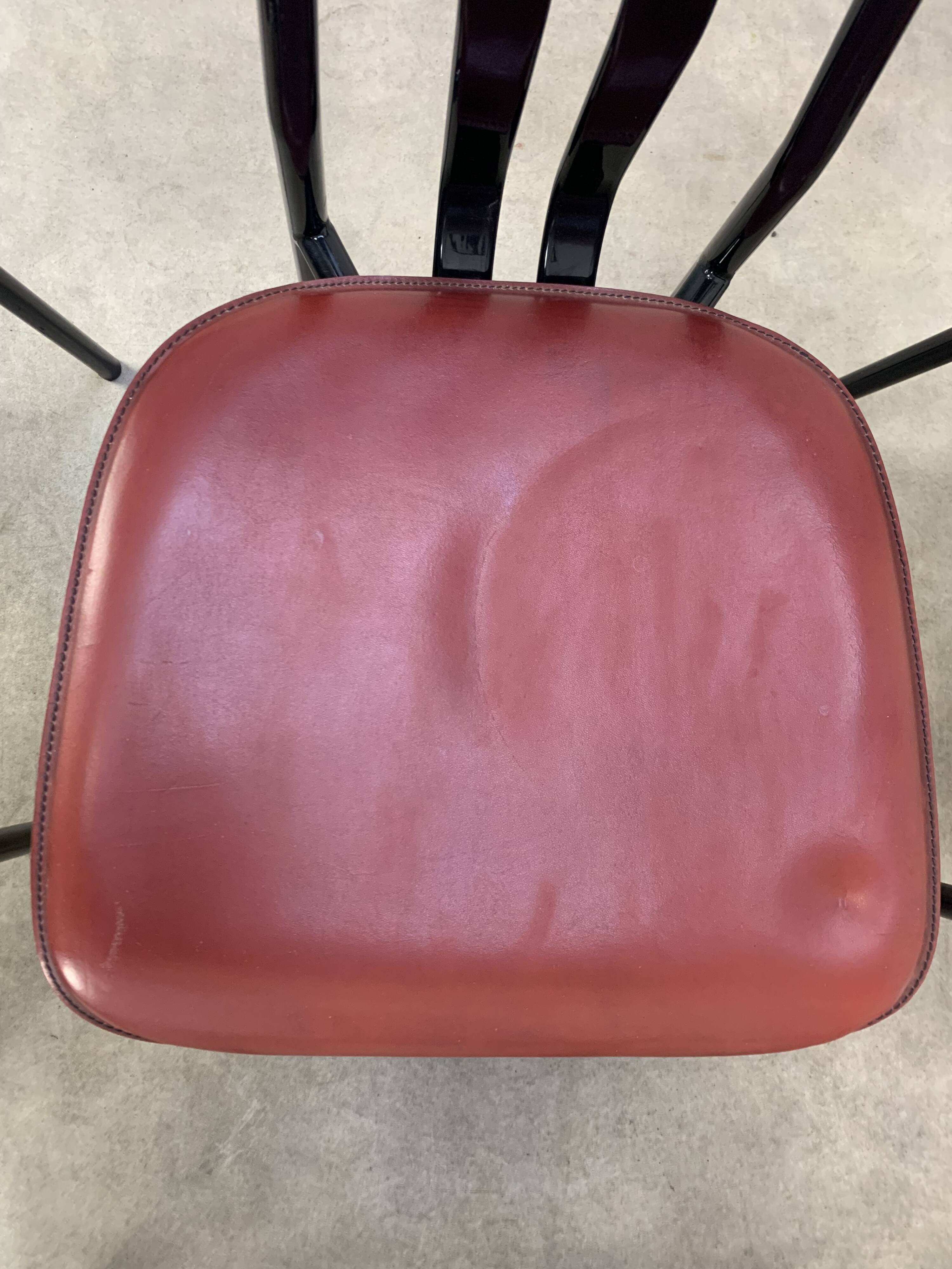 6 chairs by Giorgio Cattelan for Cidue Italy, postmodern, 1980s