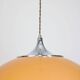 Grande Lampe à Suspension Space Age Marron de Guzzini, 1960s
