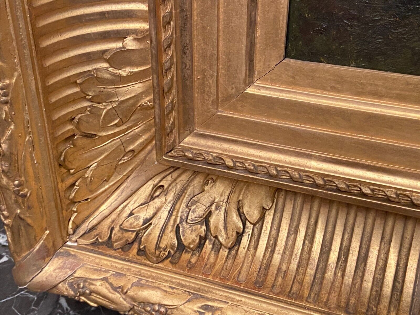 Table 112 x 89 cm oil on canvas brielman 1871 channel frame XlXe