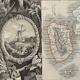 Old illustrated map of the Antilles Guadeloupe Grande-Terre – 1840