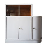 Rounded cabinet vintage beige