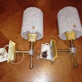 Pair of art deco wall light 30s