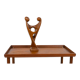 Teak Sculpture of Dancing Lovers by Simon Randers, Denmark, 1970s